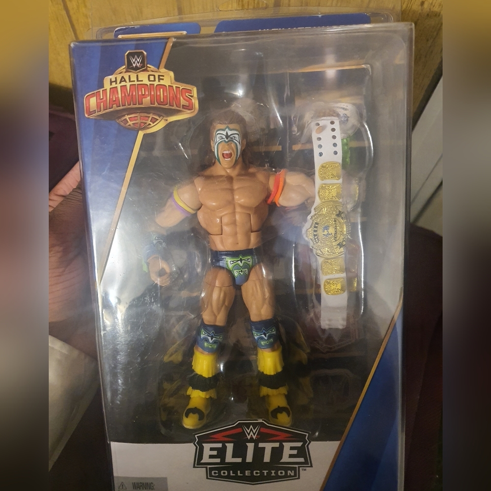 Ultimate Warrior Hall of Champions Elite Figure
